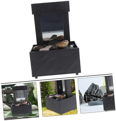 Garneck Indoor Water Fountain Tabletop Zen Decor for Home