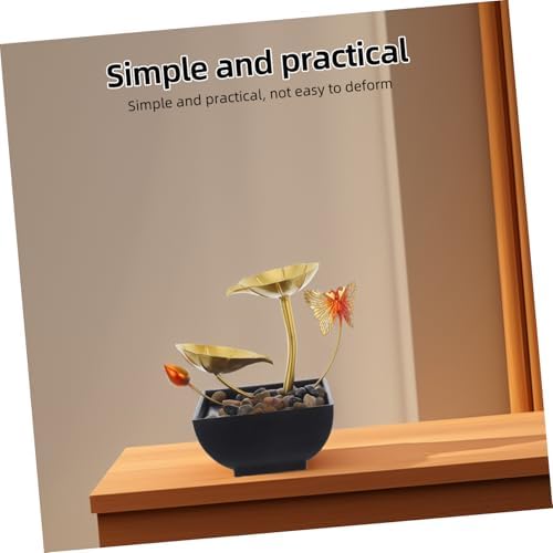 Cabilock Tabletop Waterfall Fountain Decor