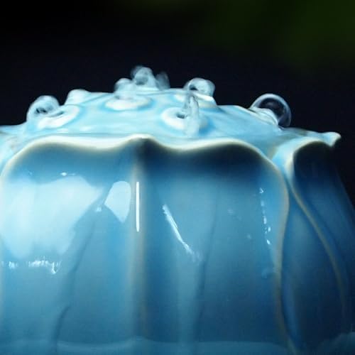 Elegant Desktop Ceramic Water Fountain with Circulating Design