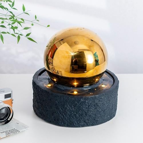 Modern Tabletop Fountain Black Design Water Feature
