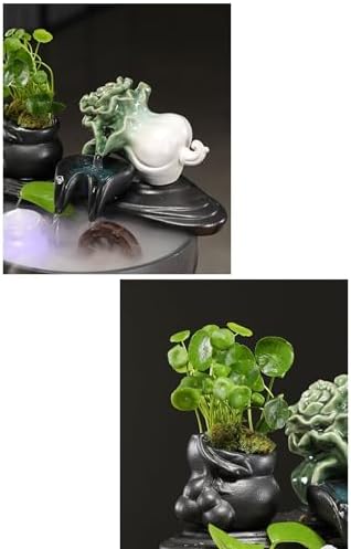 Zen Waterfall Tabletop Fountain Decor for Home and Office