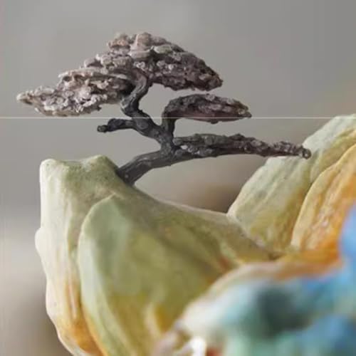 White Sandstone Tabletop Fountain for Relaxation and Meditation