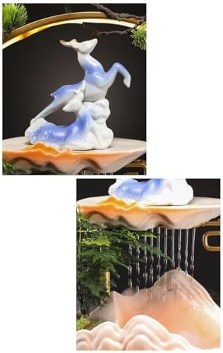 Water Fountain Indoor Zen Decorative Fountain Office Desk Bedroom Fountain