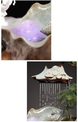 AQWASYUTER Zen Waterfall Decorative Fountain for Home Office