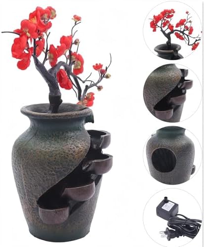 Waterfall Fountain Indoor 157in Tabletop Decor for Home