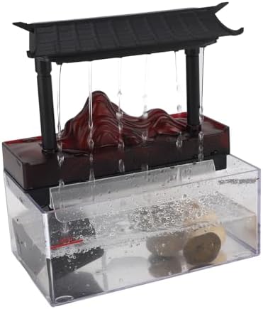 YuRui TENG Tabletop Water Fountain with LED Light