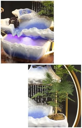 Creative Indoor Self-Circulating Water Fountain Ornament for Office and Living Room
