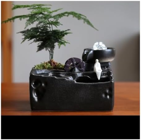 Zen Water Fountain Indoor Desktop Decor Stone Waterfall