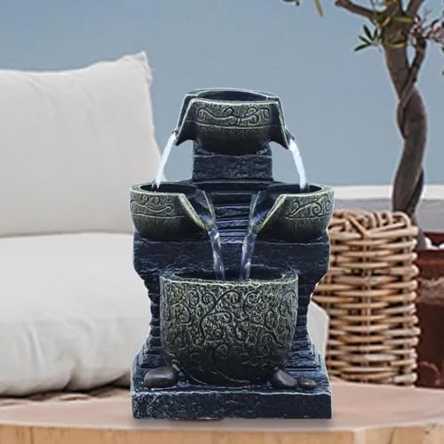 LED Light Water Feature Fountain Indoor Decor