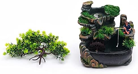 118 Inch Tabletop Rockery Fountain With LED Light