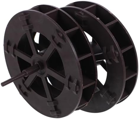 2pcs Micro Water Wheels for Mini Landscape Decorations