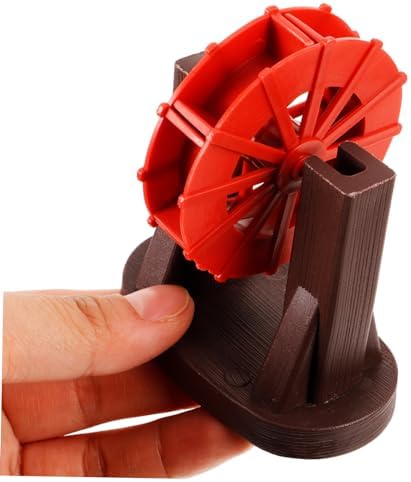 Mini Plastic Water Wheel Fountain Decor for Home Garden