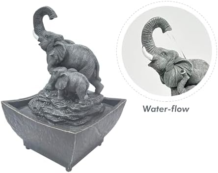 Natures Mark Playing Elephant Water Fountain with Adapter