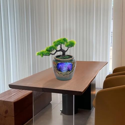 BenHookyle Tabletop Fountain Ornament with LED Light