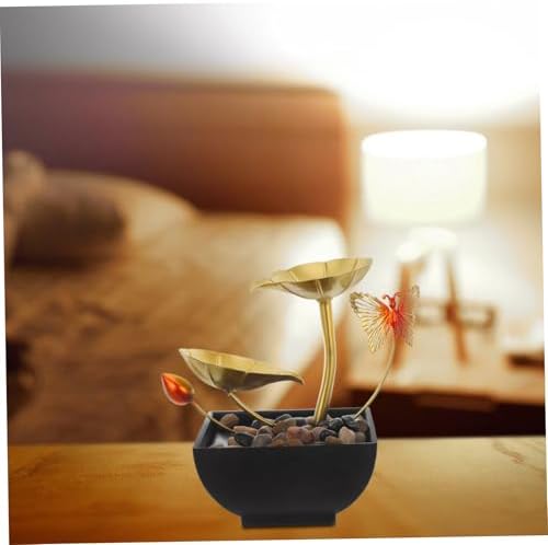 Cabilock Tabletop Waterfall Fountain Decor