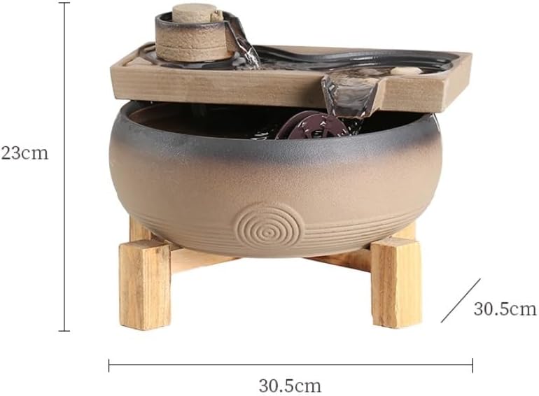 Calm Indoor Tabletop Fountain Ceramic Water Decor