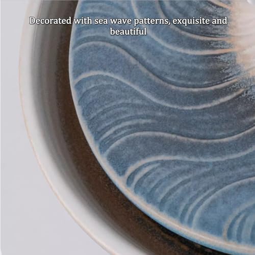 Mini USB Ceramic Water Fountain for Office Desk and Home Decor Blue