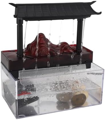 YuRui TENG Tabletop Water Fountain with LED Light