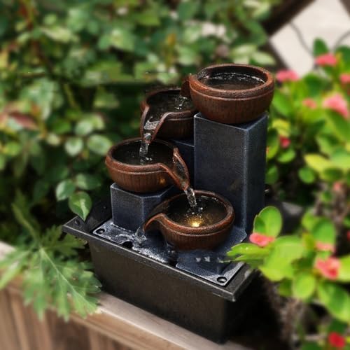 Tabletop Water Ornament Desk Fountain Feng Shui Decoration