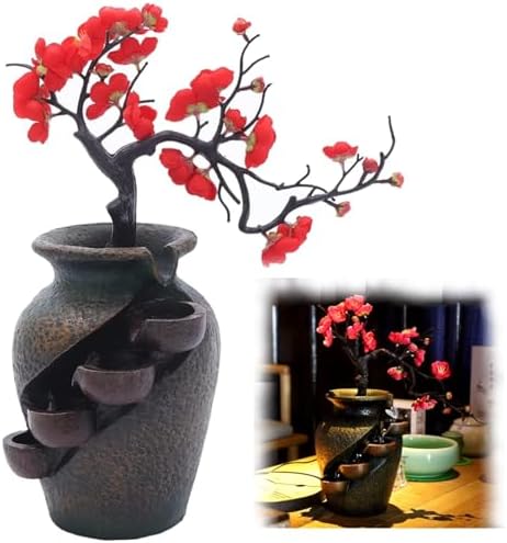 Waterfall Fountain Indoor 157in Tabletop Decor for Home