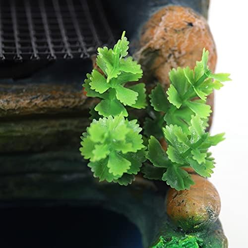 Xuthusman Indoor Mini Rock Waterfall Fountain with LED Lights