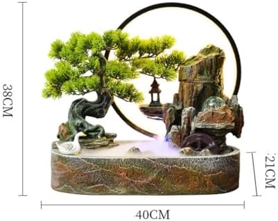 Rockery Water Fountain for Desk or Office Decor