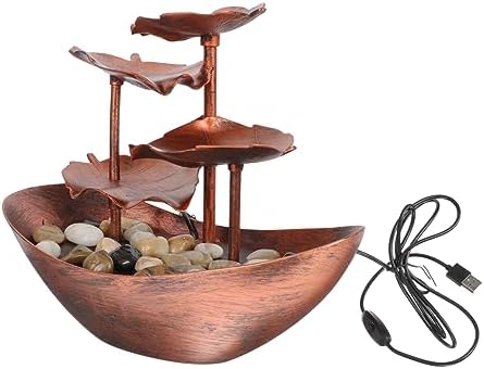 GLEAVI Indoor Waterfall Ornament with LED Light