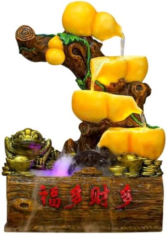 Calabash Water Ornament for Home Office Desktop Decor Fountain