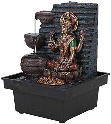 Pacific Giftware Sacred Hindu Goddess Lakshmi Water Fountain