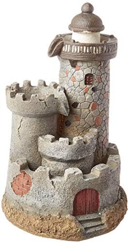 Jeco Inc FCT109 Lighthouse Water Tabletop Fountain Multicolor