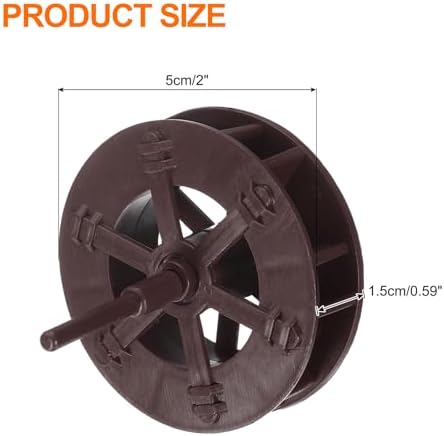 Uxcell 4 Pcs Fountain Water Wheel 2 Inch Decor