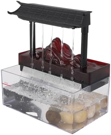YuRui TENG Tabletop Water Fountain with LED Light