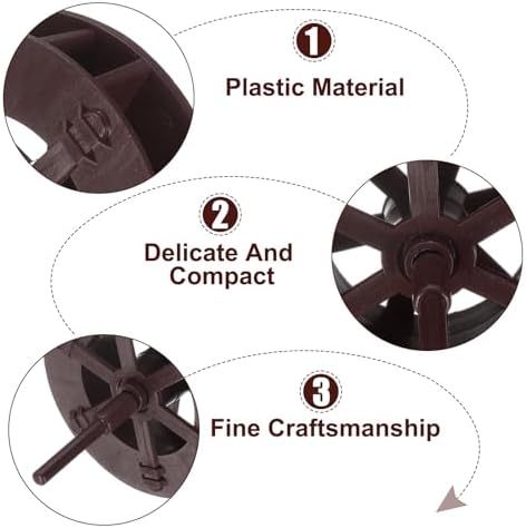 Uxcell 4 Pcs Fountain Water Wheel 2 Inch Decor