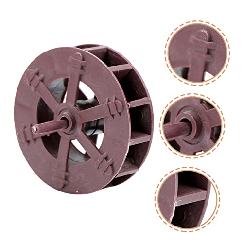 Homoyoyo 2pcs Miniature Water Fountain Wheels Decor
