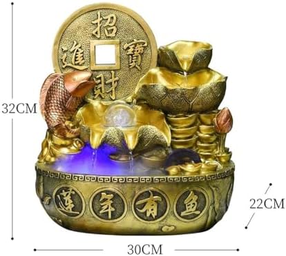 Indoor Tabletop Fountain with Calming Water Flow