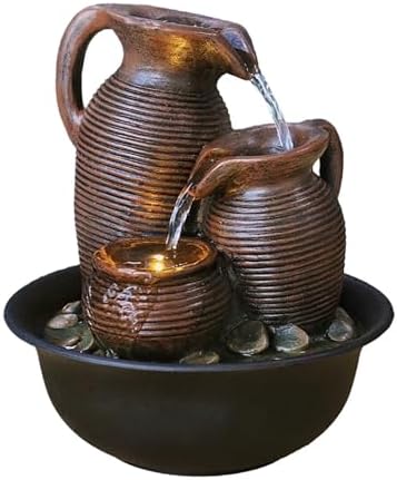 Indoor Tabletop Waterfall Fountain with Feng Shui Design
