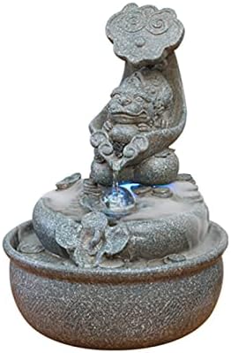 Elegant Desktop Water Fountain with LED Light