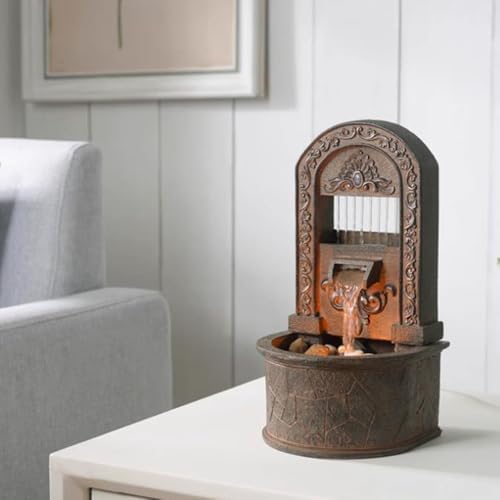 Elegant Retro Desktop Water Fountain for Home and Office