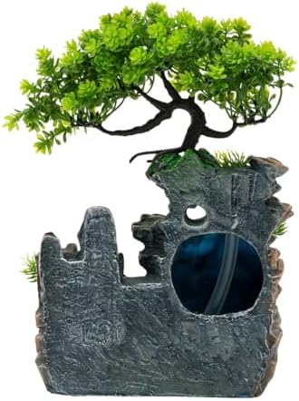 11-Inch Tabletop LED Waterfall Fountain with Atomizer