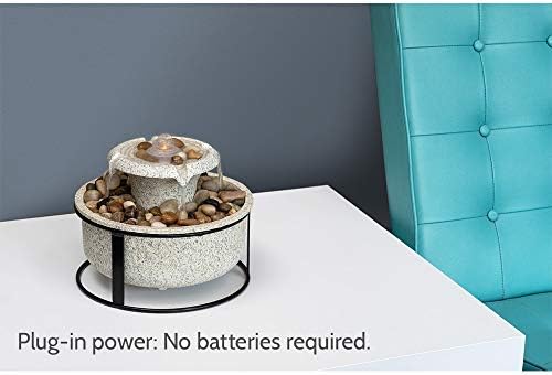 Homedics Euphoria Relaxation Tabletop Fountain Natural 1