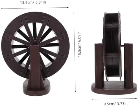 ABOOFAN Water Wheel Fountain Accessory for Zen Garden Home Office