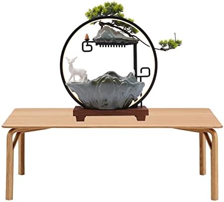 CNCEST Tabletop Water Fountain with Mist LED