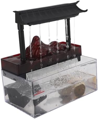 YuRui TENG Tabletop Water Fountain with LED Light