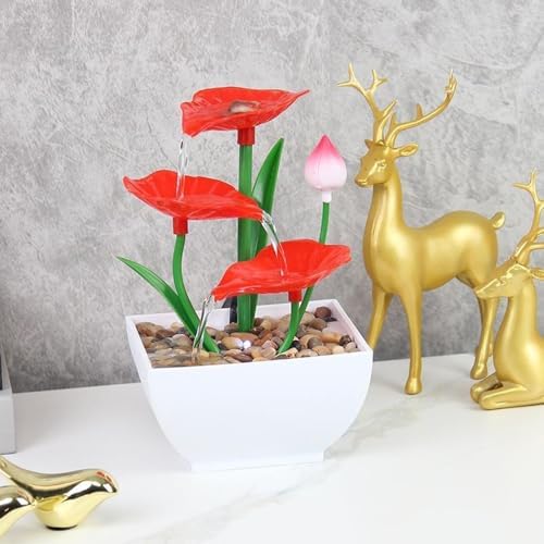 Modern Style Desktop Water Fountain for Meditation and Decor