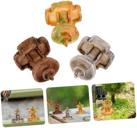 POPETPOP 3Pcs Miniature Fountain for Tabletop Decoration
