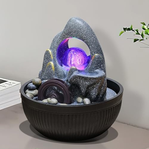 Elegant Desktop Water Fountain for Home Office Zen Meditation