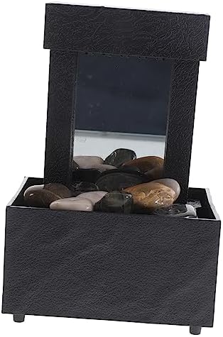 HEALLILY Indoor Water Fountain for Office Zen Desk Decor
