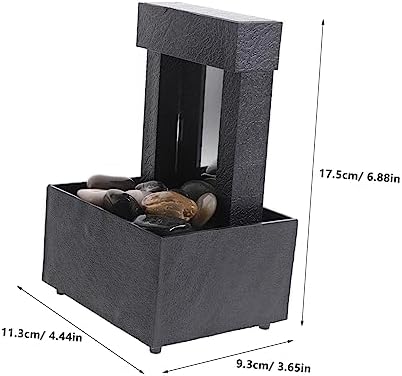 Zerodeko Indoor Water Fountain for Home Office Zen Decor