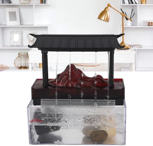 YuRui TENG Tabletop Water Fountain with LED Light
