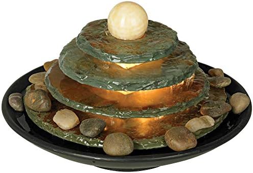 John Timberland Pyramid 10-inch High Zen Fountain